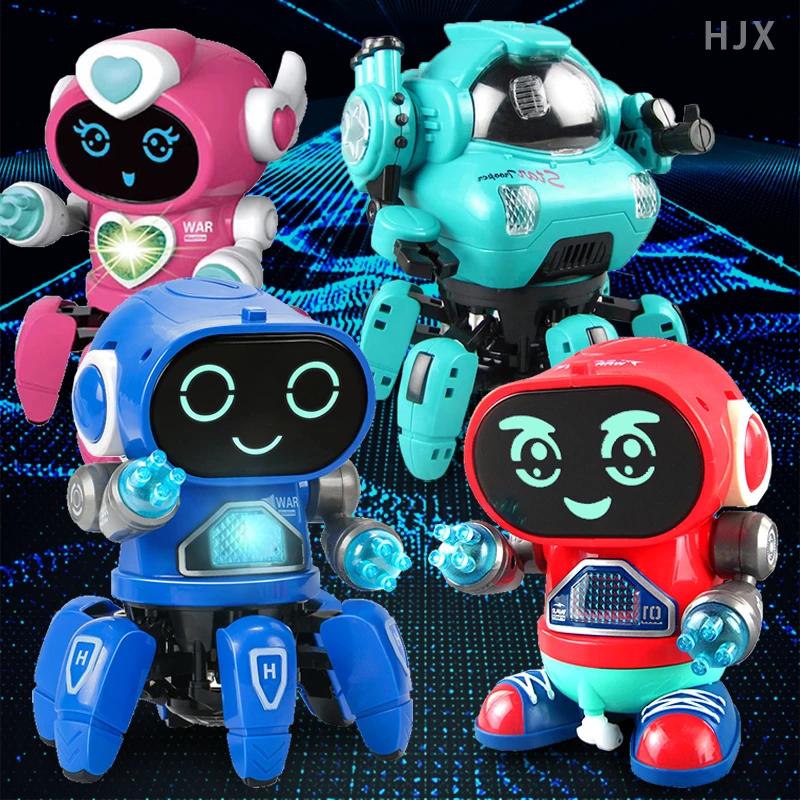 Electronic Pets Robots Dog Toy Music Dance Walk Cute Animals Baby 2 3 4 Years Old Kids Toddlers Learn To Crawl Boy G